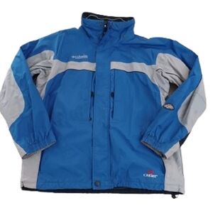 Vintage Columbia Interchange 3-in-1 Ski Jacket Shell – Blue/Gray Men's Large